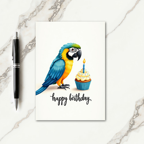 Joyful Tropical Birthday Card