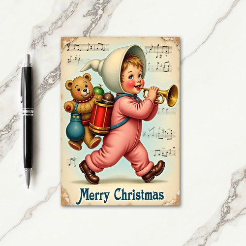 Joyful Trumpet Christmas Card