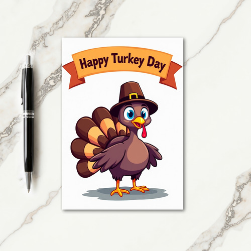 Joyful Turkey Day Card thumbnail