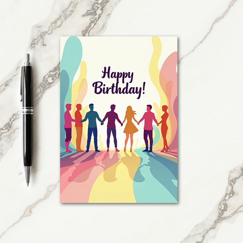 Joyful Unity Birthday Card