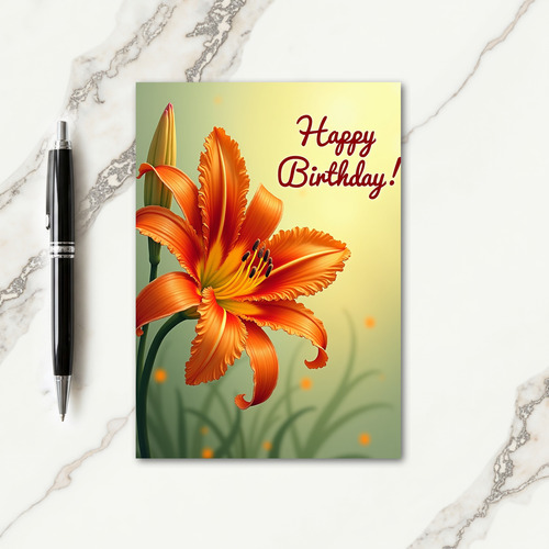 Joyful Vibrant Bloom Card