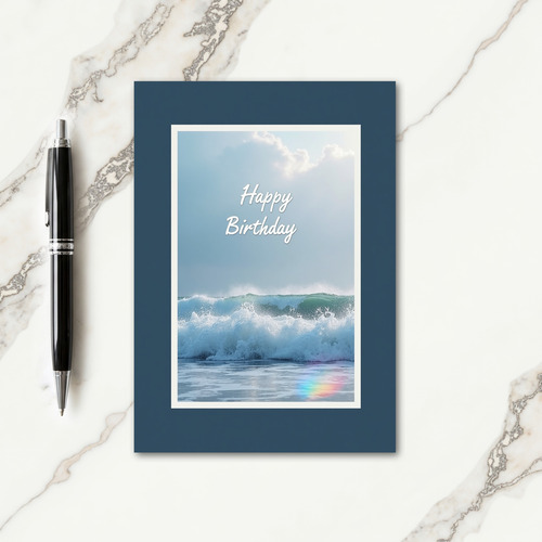 Joyful Wave Birthday Card