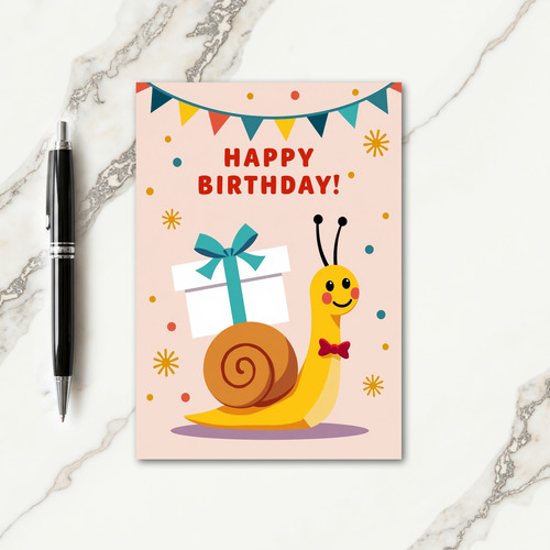 Joyful Whimsical Creature Card