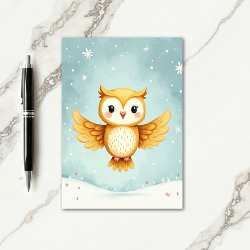 Joyful Winged Christmas Card