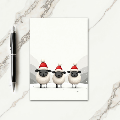 Joyful Winter Animals Card