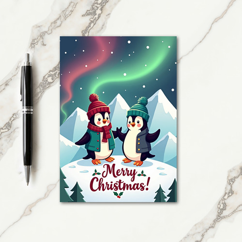 Joyful Winter Birds Card
