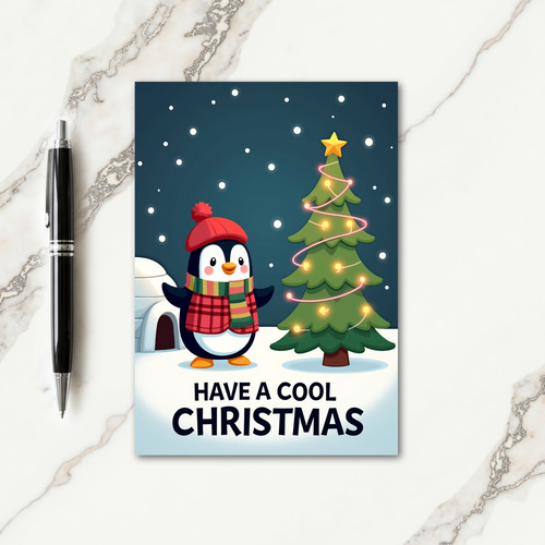 Joyful Winter Christmas Card