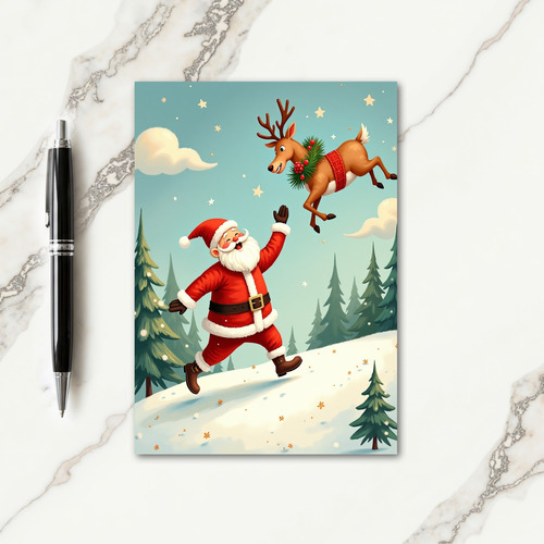 Joyful Winter Scene Card