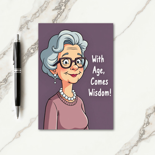 Joyful Wise Birthday Card