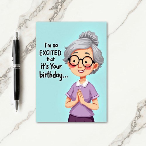 Joyful Womans Birthday Card