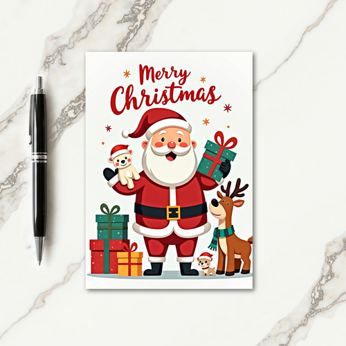 Joyful Xmas Friends Card
