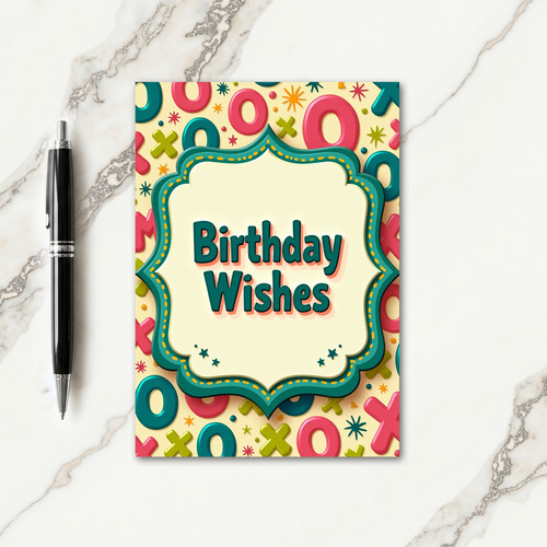 Joyful Xoxo Birthday Card