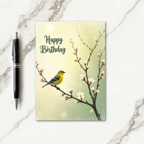 Joyous Birthday Bloom Card