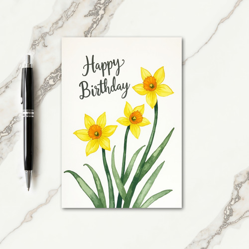 Joyous Birthday Floral Card