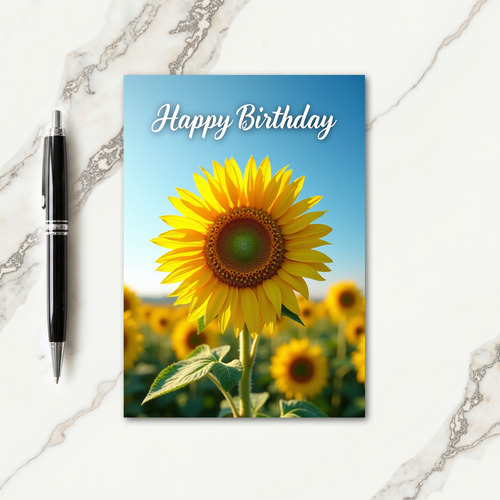Joyous Bloom Birthday Card