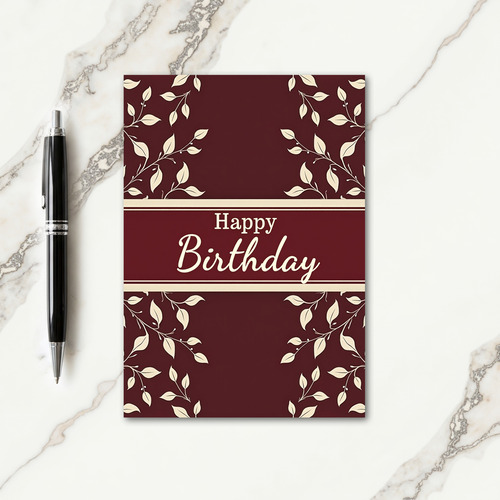 Joyous Botanical Frame Card