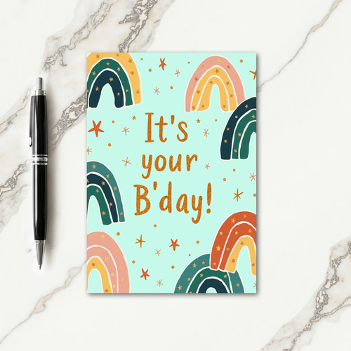 Joyous Golden Arches Card