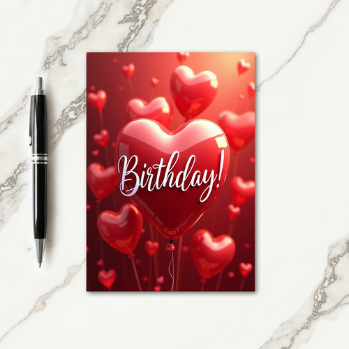 Joyous Heart Balloon Card