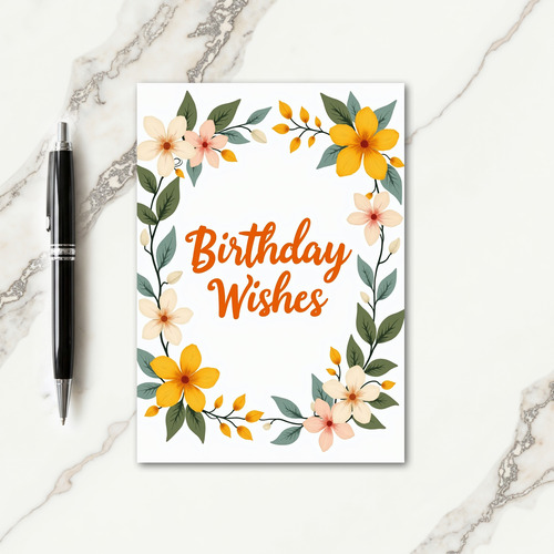 Joyous Pastel Birthday Card