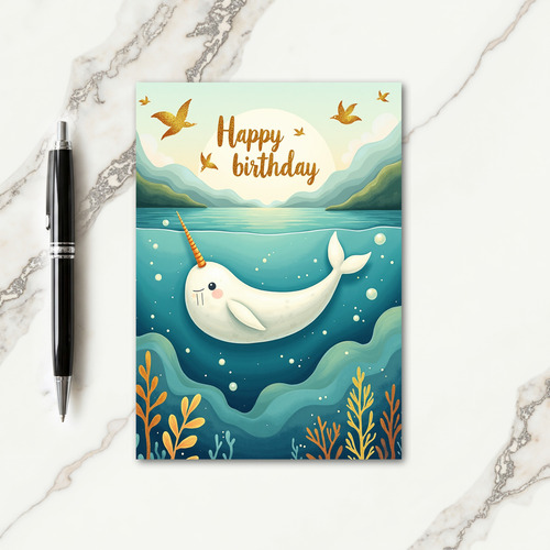 Joyous Sea Creature Birthday Card