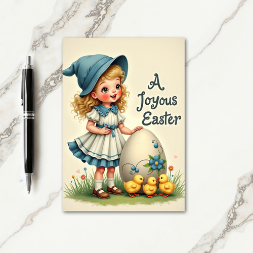 Joyous Spring Egg Scene Card