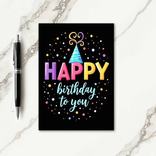 Jubilant Birthday Card