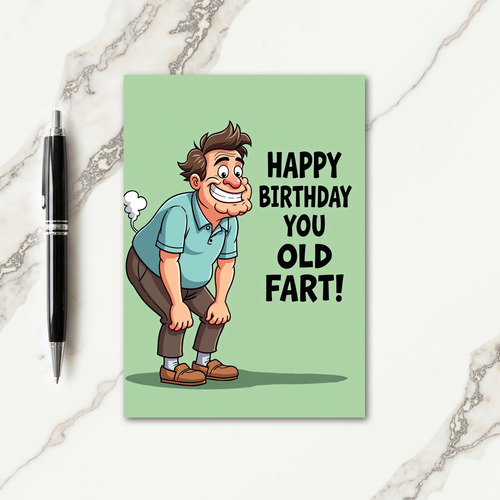 Jubilant Birthday Character Card