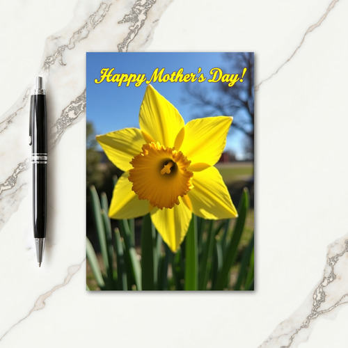 Jubilant Floral Mothers Day Card