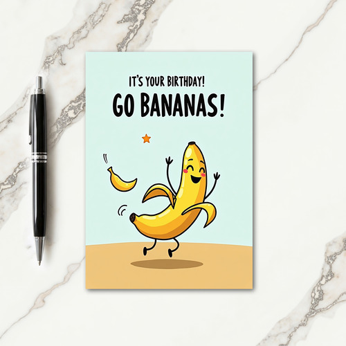 Jubilant Fruit Birthday Card