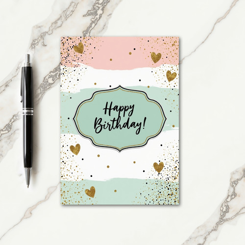 Jubilant Mint Gold Card
