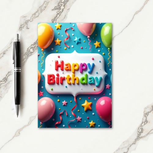 Jubilant Sphere Card