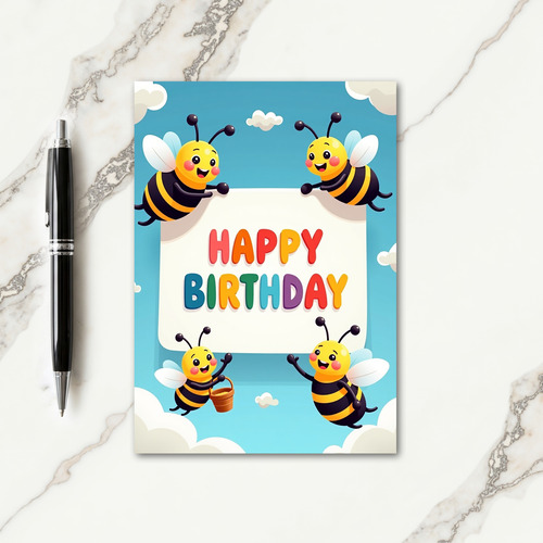 Jubilant Winged Friends Card