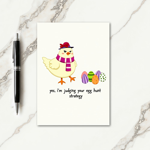 Judging Your Egg Hunt Strategy Card