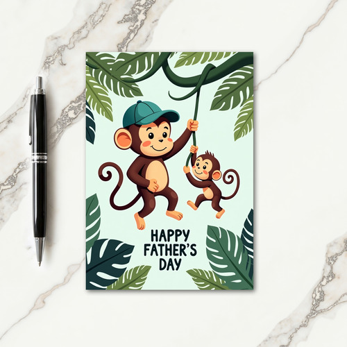 Jungle Fathers Day Card