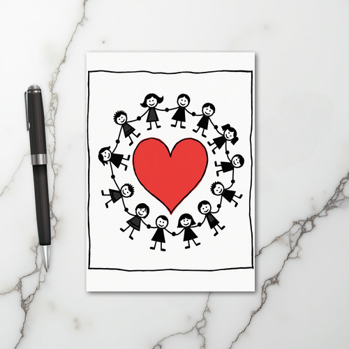 Kids Love Friendship Card