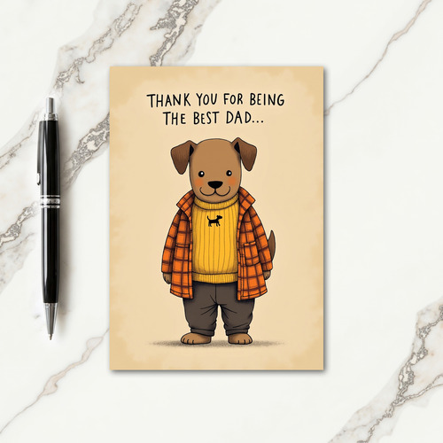 Kind Canine Fathers Day Card