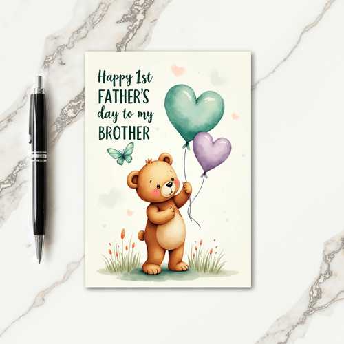 Kind Fathers Day Art Card