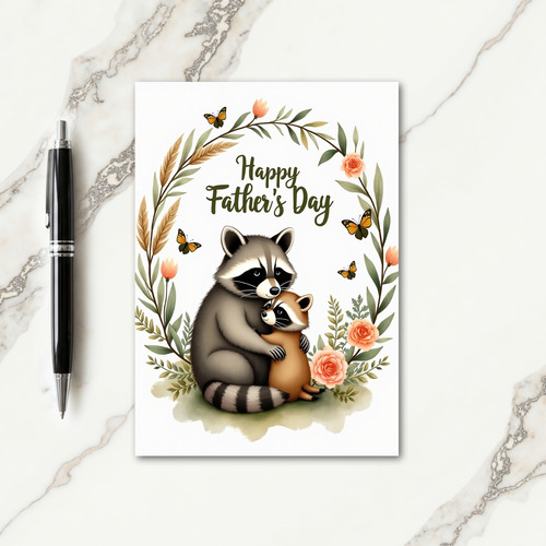 Kind Fathers Day Forest Card