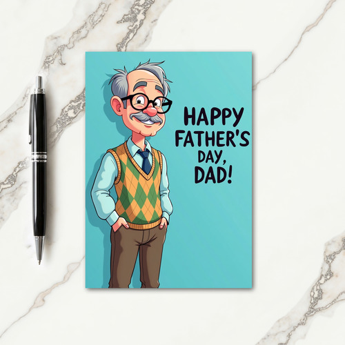 Kind Fathers Day Grandpa Card