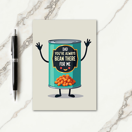Kind Fathers Day Legume Tin Card