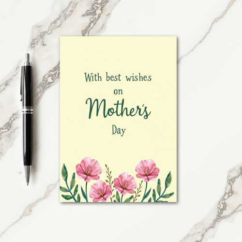 Kind Mothers Day Floral Card