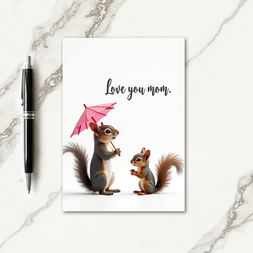 Kind Mothers Day Fur Friend Card