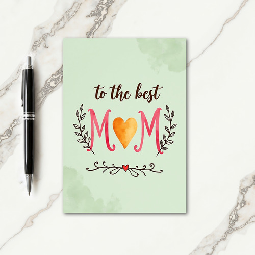 Kind Mothers Day Script Card