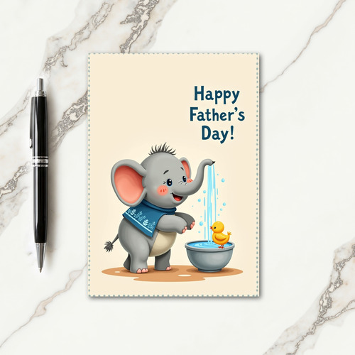 Kindness Fathers Day Scene Card