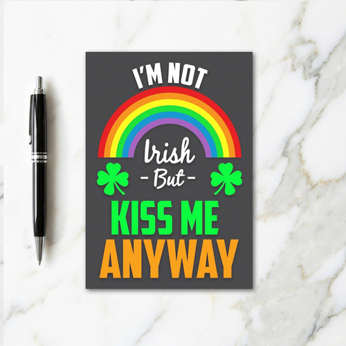 Kiss Me Anyway St Patricks Card