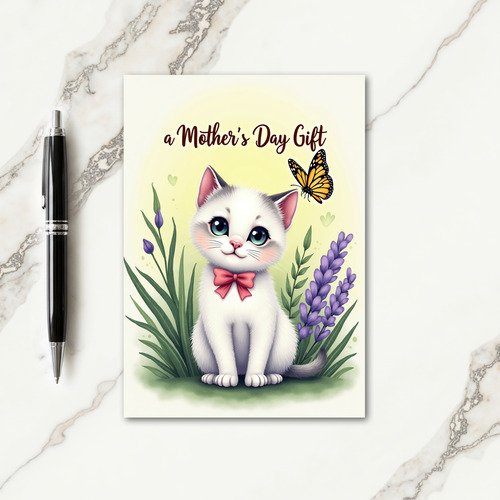 Kitty Mothers Day Gift Card