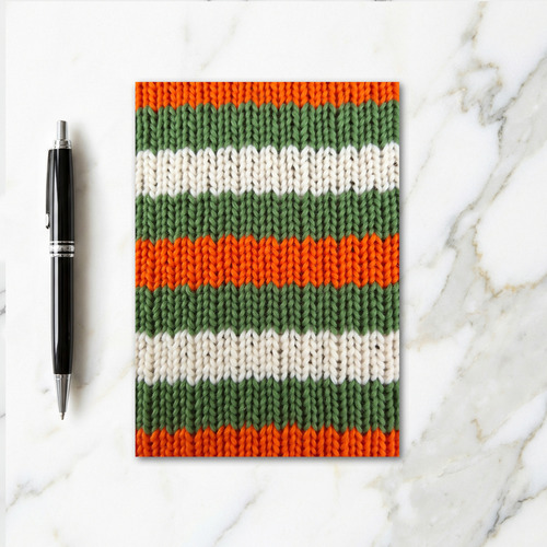 Knitted Color Texture Art Card