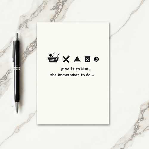 Knowing Mums Advice Card