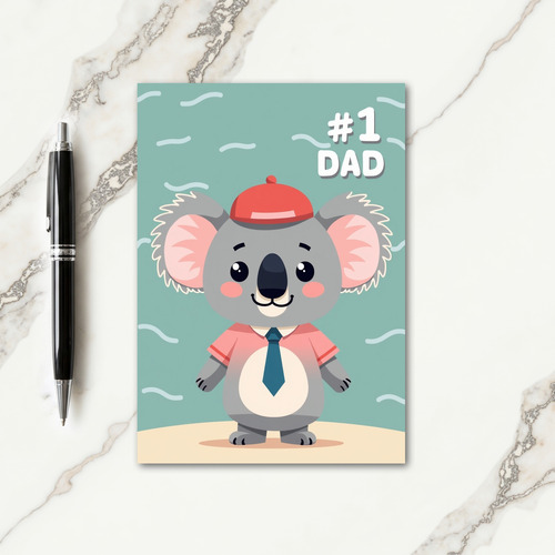 Koala Sweet Fathers Day Card