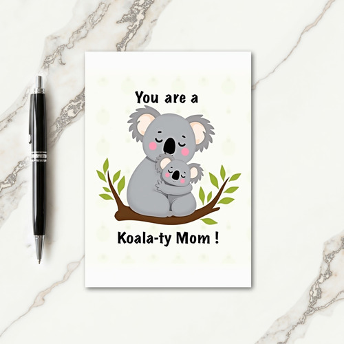 Koala Ty Mom Illustration Card